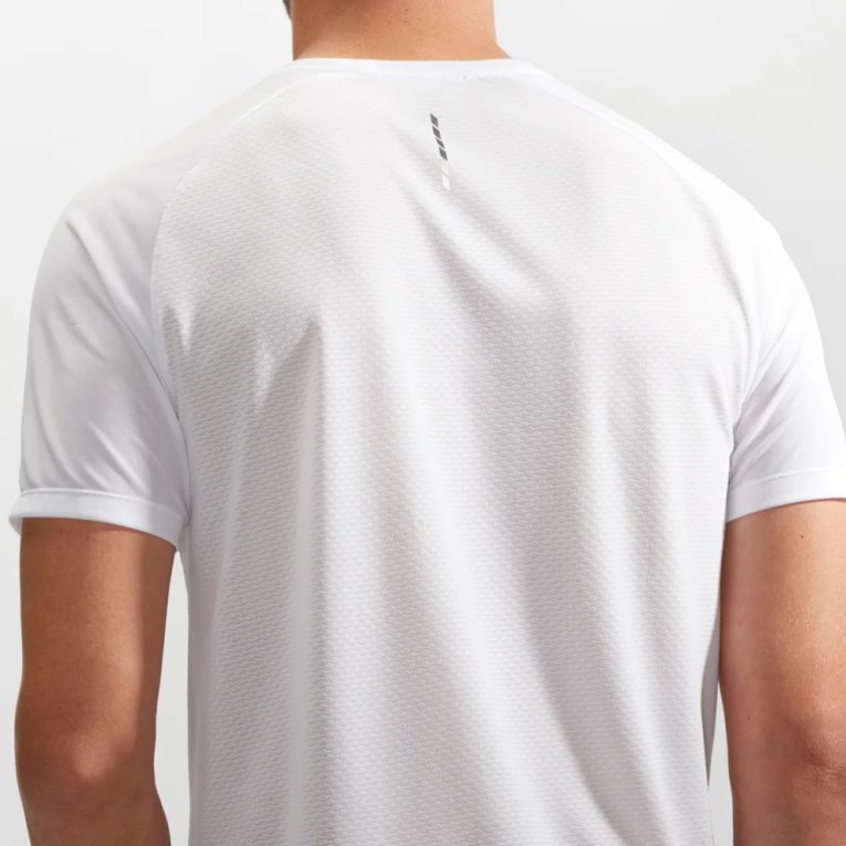 Camiseta Salomon Cross Rebel Corta Sleeve Hombre Blancos | MX JZSA936
